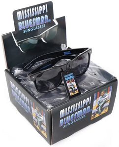 Mississippi Bluesman Sunglasses in counter display box